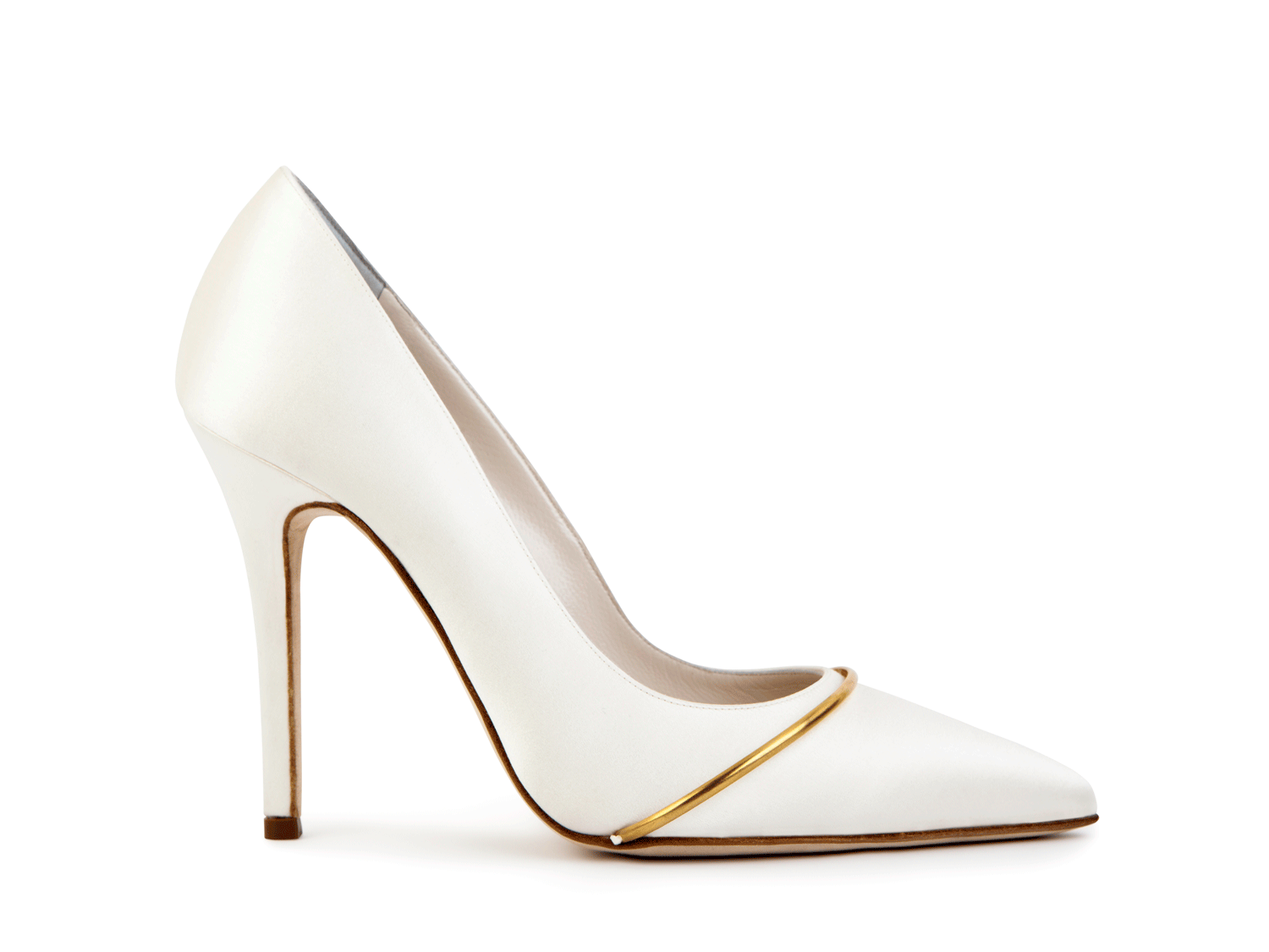 Olivia Bridal Pump White Shoes